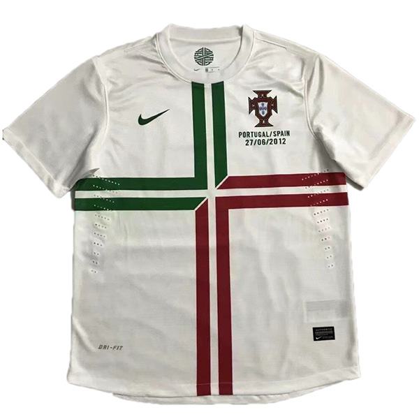 Portugal away retro jersey sportwear men's 2ed soccer shirt football sport t-shirt 2012